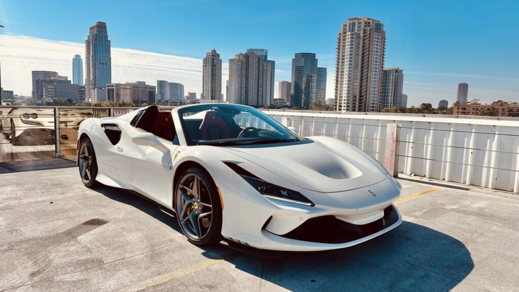 Ferrari F8 Spider Rental Houston | Uptown Exotics